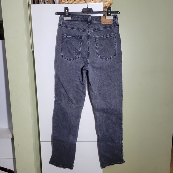 Aritzia denim forum arlo high rise straight leg 28L black gray size 25 - Picture 4 of 10